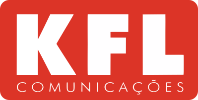 O logo da KFL Comunicações